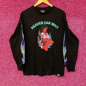 Broken Promises Heaven Can Wait Longsleeve T-Shirt Medium